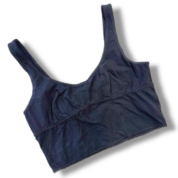 Aerie Superchill Bralette Black Wm Small‎ NWT Real Good Wireless Crop Top Bra - Picture 5 of 7